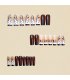 NA098 -  Retro Brown Mid Floral Nails